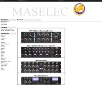 Maselec.com(MASELEC) Screenshot