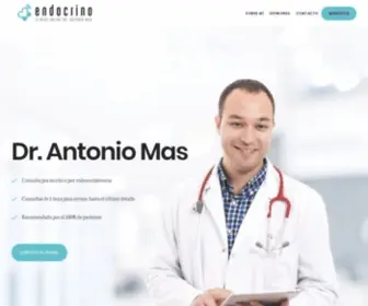 Masendocrino.com(Consulta médica online y análisis de sangre) Screenshot