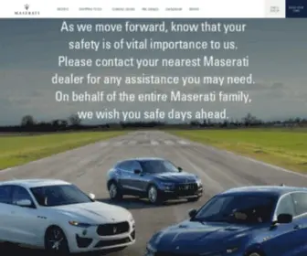 Maserati.ca Screenshot