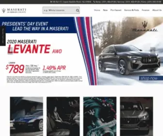 Maseratibergencounty.com Screenshot