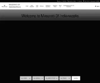 Maseratiofindianapolis.com(Napleton's Maserati of Indianapolis) Screenshot