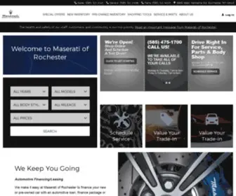 Maseratiofrochester.com Screenshot