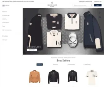 Maseratistore.com(Discover Maserati Store) Screenshot