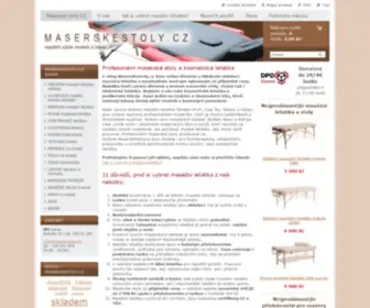 Maserskestoly.cz(Masérské stoly) Screenshot