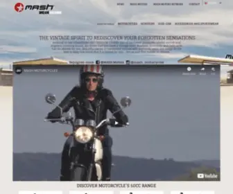 Mash-Motors.fr(Site officiel de Mash Motorcycles) Screenshot