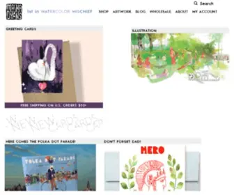 Masha.com(Masha D'yans Design = Watercolor MischiefMasha = Watercolor Mischief) Screenshot