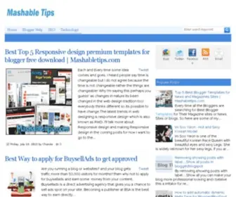 Mashabletips.com(How to blog) Screenshot