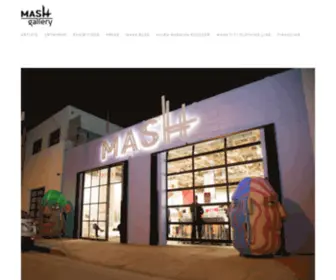 Mashgallery.com(MASH Gallery) Screenshot