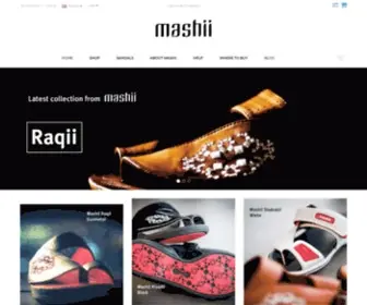 Mashii.com(Online Shopping for Sandals) Screenshot