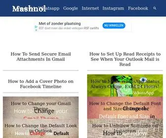 Mashnol.org(Howto Guides & Software Tutorials) Screenshot