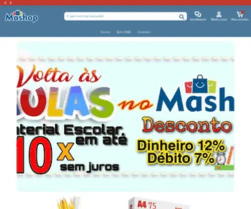 Mashop.com.br(Mashop) Screenshot