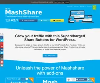 Mashshare.net(Social Media Share Buttons for WordPress) Screenshot