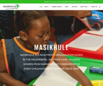 Masikhule.org(Masikhule site) Screenshot