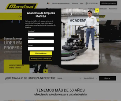 Masisa.com.mx(Equipos Profesionales de Limpieza) Screenshot