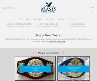 Masisboxingbelts.com(Masis Boxing Belts) Screenshot