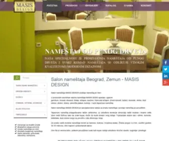 Masisdesign.com(Salon namestaja Beograd u Zemunu) Screenshot