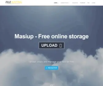 Masiup.com(Upload Files) Screenshot