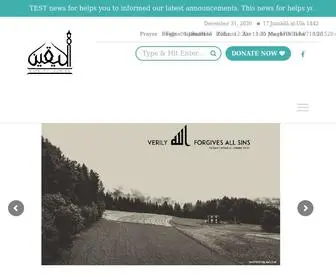MasjidalyaqEen.net(Masjid Al Yaqeen) Screenshot