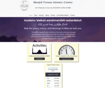 Masjidfresno.org(Mfic) Screenshot