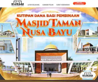 Masjidnusabayu.com(INFAQ MASJID TAMAN NUSA BAYU) Screenshot