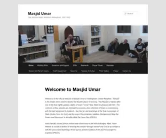 Masjidumar.org.uk(Masjid Umar) Screenshot
