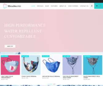 Maskabilities.com(Bulk Wholesale Face Masks Suppliers & Manufacturers) Screenshot