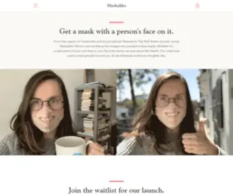 Maskalike.com(Your Own Face On A Mask) Screenshot