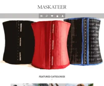 Maskateer.com(Maskateer Store) Screenshot