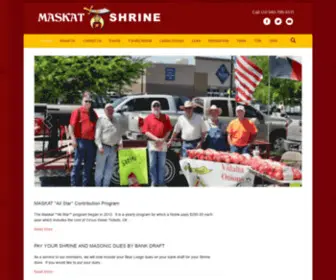 Maskatshrine.com(Wichita Falls) Screenshot