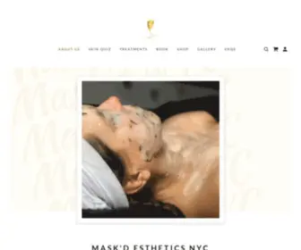 Maskdnyc.com(Mask'd Esthetics NYC) Screenshot