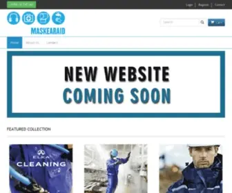 Maskearaid.co.uk(Maskearaid Industrilal Supplies) Screenshot