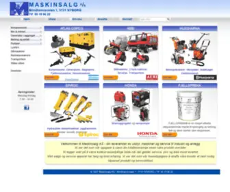 Maskinsalg-AS.no(Maskinsalg AS) Screenshot