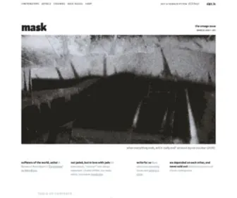 Maskmagazine.com(Mask Magazine) Screenshot