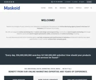 Maskoid.com(Maskoid Technologies Private Limited) Screenshot