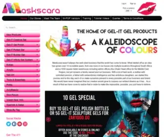 Maskscara.co.za(We are a South African beauty company) Screenshot