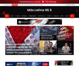 Maslatina.com.mx(Más Latina 96.5) Screenshot