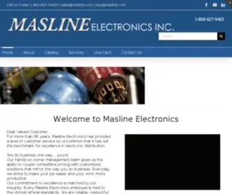 Masline.com(Masline Electronics) Screenshot