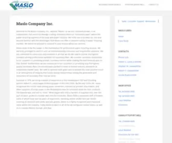 Maslo.com(Maslo Company) Screenshot