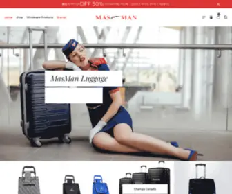 Masmanluggage.com(MASMAN) Screenshot