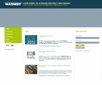 Masmec.com(Masmec S.p.A) Screenshot