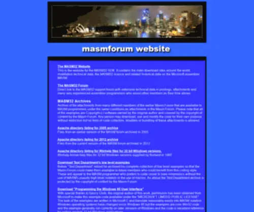 Masmforum.com(Masm Forum Website) Screenshot