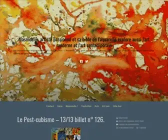 Masmoulin.blog(Artiste passionné et sa Bible de l'Aquarelle) Screenshot