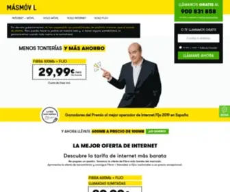 Masmovilofertas.com(Internet con fibra óptica MÁSMÓVIL) Screenshot