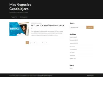 Masnegocios.com.mx(Directorio de Negocios de Mexico) Screenshot