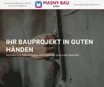 Masny-Bau.de(Masny Bau GmbH Nürnberg) Screenshot