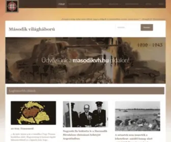 Masodikvh.hu(II. világháború) Screenshot