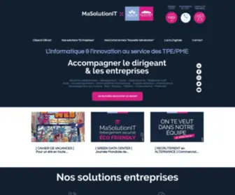 Masolutionit.com(L'informatique d'entreprise à 360°) Screenshot