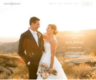 Masonandmegan.com(San Luis Obispo Wedding Photographers) Screenshot