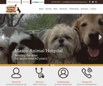 Masonanimalhospital.com(Mason Animal Hospital) Screenshot