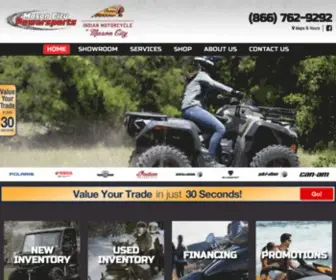 Masoncitypowersportsinc.com(Shop Mason City Powersports Inc. in Iowa) Screenshot